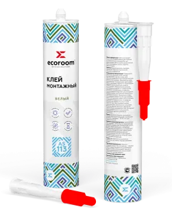 Клей Ecoroom монтажный, белый AS-113, 310 мл